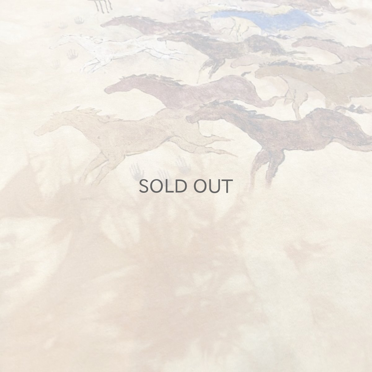 画像5: HORSE PRINTED TIE DYE PATTERN S/S TEE / Mens XL (5)