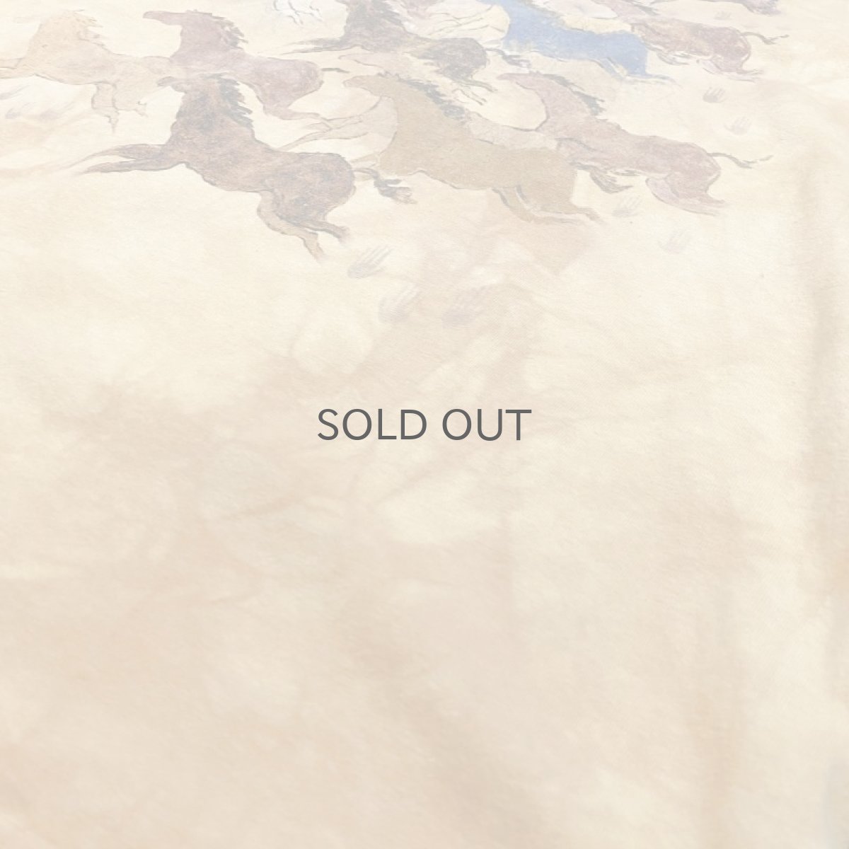 画像6: HORSE PRINTED TIE DYE PATTERN S/S TEE / Mens XL (6)