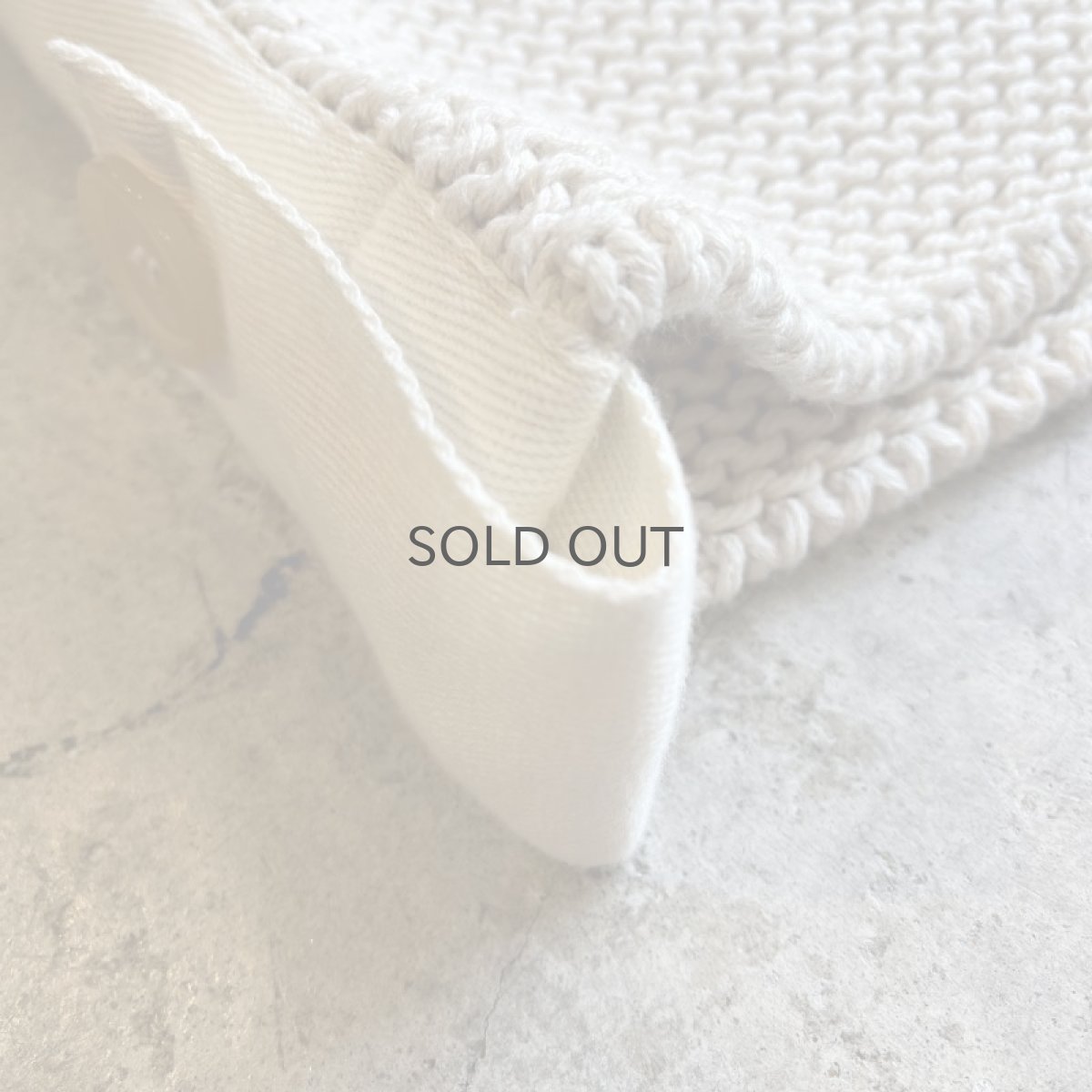 画像4: 【CHLOE】SIDE LINE DESIGN GARTER STITCH KNIT N/S TOPS / Ladies S / MADE IN ITALY  (4)