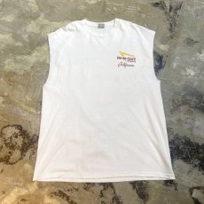 画像2: "IN-N-OUT BURGER" PRINTED CUT OFF N/S TEE / Mens L (2)