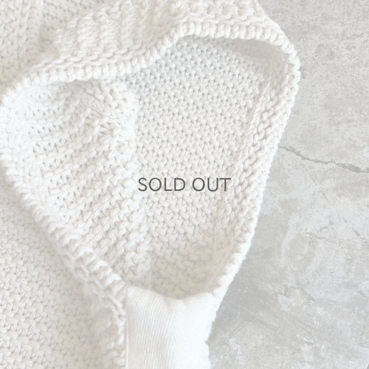 画像9: 【CHLOE】SIDE LINE DESIGN GARTER STITCH KNIT N/S TOPS / Ladies S / MADE IN ITALY  (9)