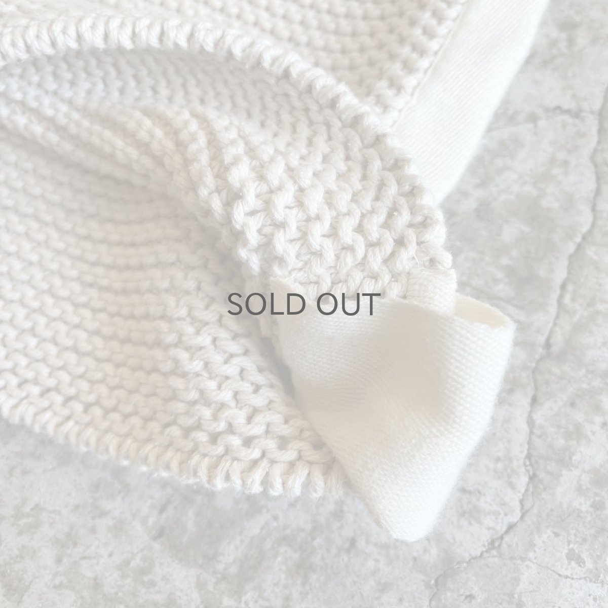 画像6: 【CHLOE】SIDE LINE DESIGN GARTER STITCH KNIT N/S TOPS / Ladies S / MADE IN ITALY  (6)