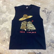 画像1: 80's "THINK NEW YORK" CUT OFF N/S TEE / Mens XL / MADE IN USA (1)