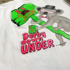 画像9: 80's "USF DERBY DOWN UNDER" CUT OFF N/S TEE / Mens XL / MADE IN USA (9)