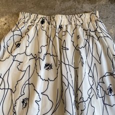 画像6: FLORAL PATTERN DESIGN FLARE LONG SKIRT / W22~W29 (6)