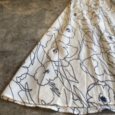 画像5: FLORAL PATTERN DESIGN FLARE LONG SKIRT / W22~W29 (5)