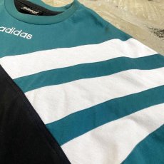 画像4: 【adidas】SWITCHED COLOR LINE DESIGN S/S TEE / Mens L (4)