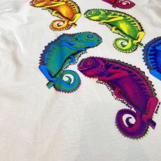 画像5: COLORFUL CHAMELEON PRINTED S/S TEE / Mens XL (5)