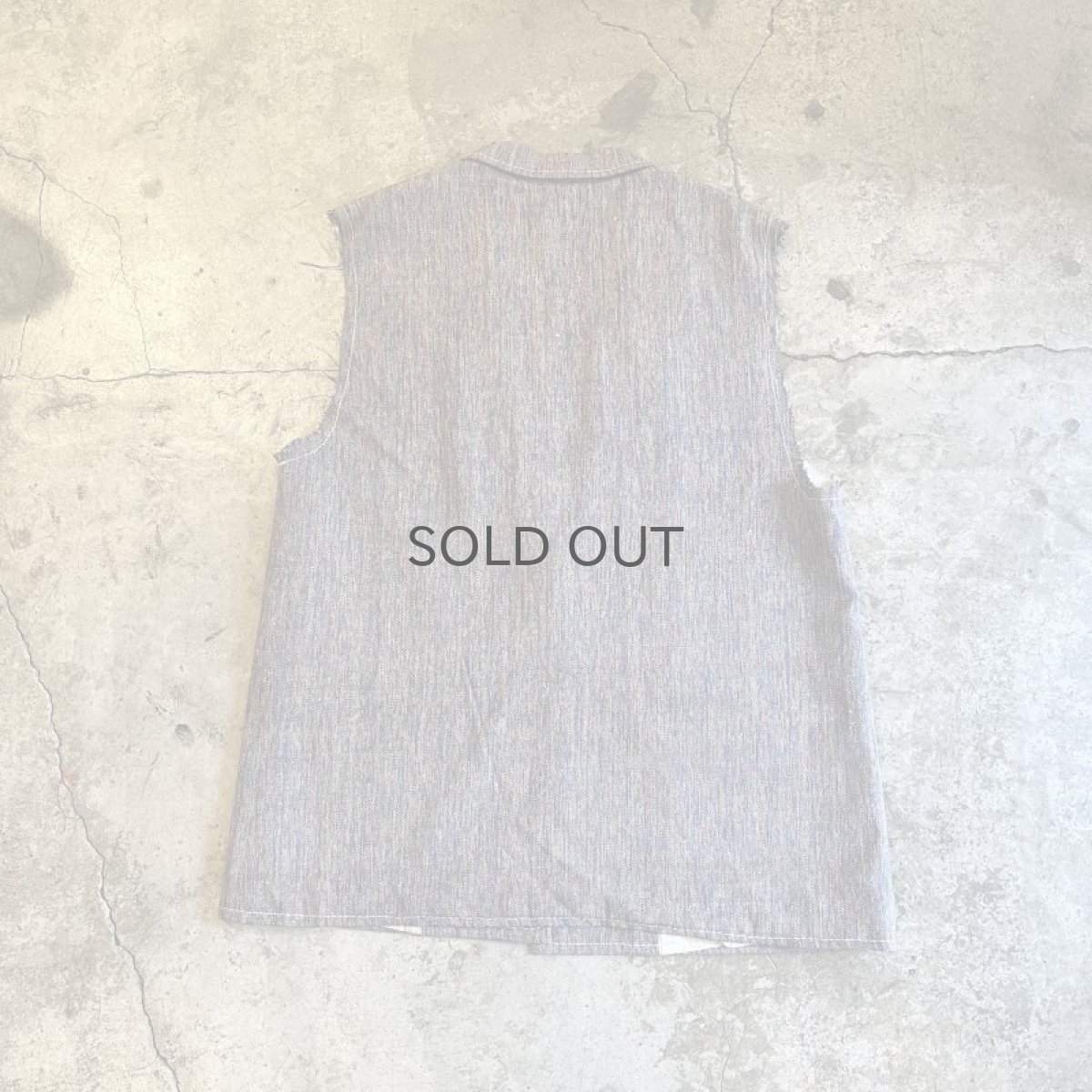 画像2: 【Wiz&Witch】"OUT STITCH" SINGLE TAYLOR VEST  / OS (2)