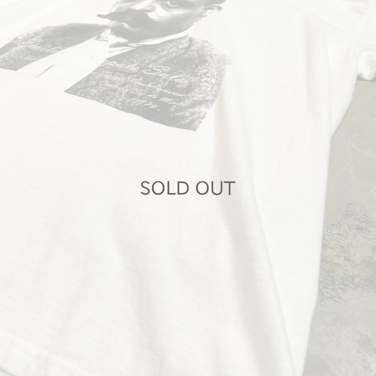 画像6: "EMILIANO ZAPATA" PRINTED S/S TEE / Mens XL (6)