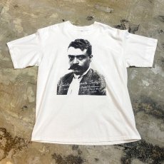 画像1: "EMILIANO ZAPATA" PRINTED S/S TEE / Mens XL (1)