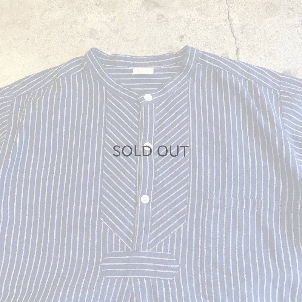 画像8: EURO MILITARY STRIPE PATTERN  L/S TOPS / Ladies L  (8)