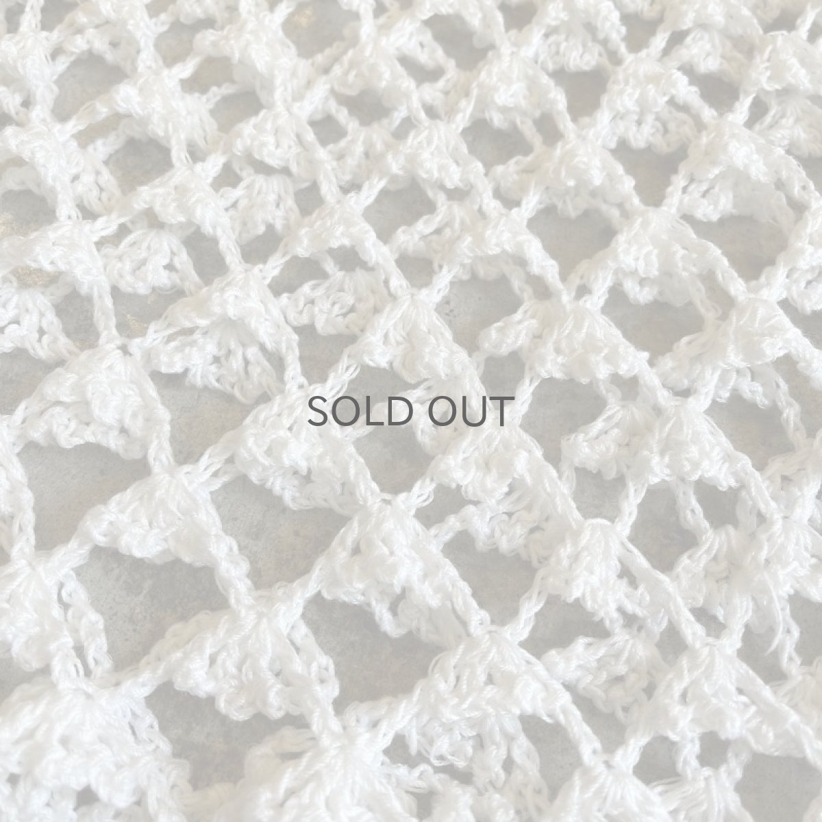 画像10: WHITE COLOR CROCHET FLARE SLEEVE DESIGN L/S TOPS / Ladies M (10)