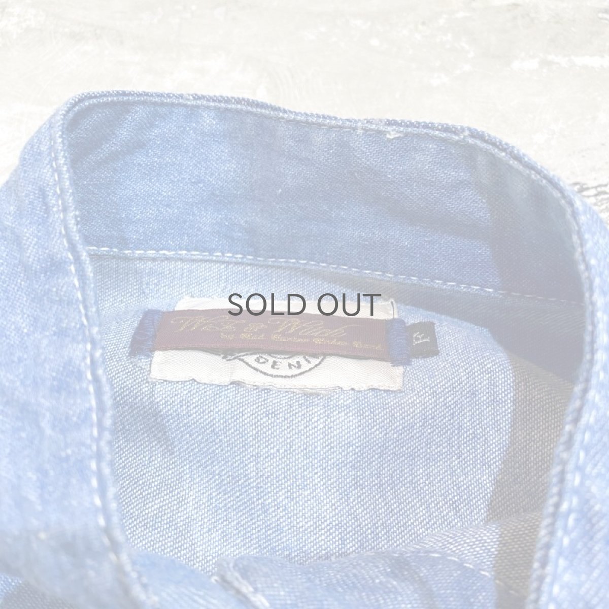 画像10: 【Wiz&Witch】"UNITED" DENIM LONG SHIRT / OS (10)