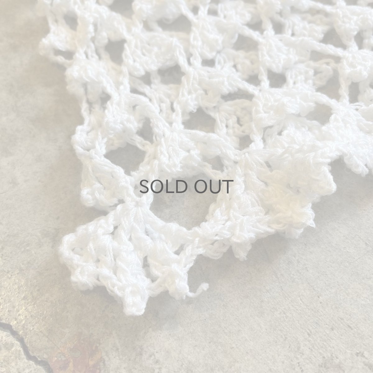 画像3: WHITE COLOR CROCHET FLARE SLEEVE DESIGN L/S TOPS / Ladies M (3)