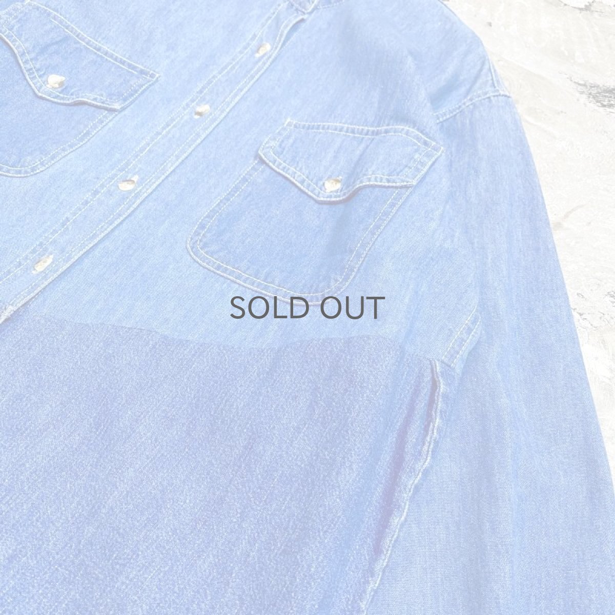 画像4: 【Wiz&Witch】"UNITED" DENIM LONG SHIRT / OS (4)