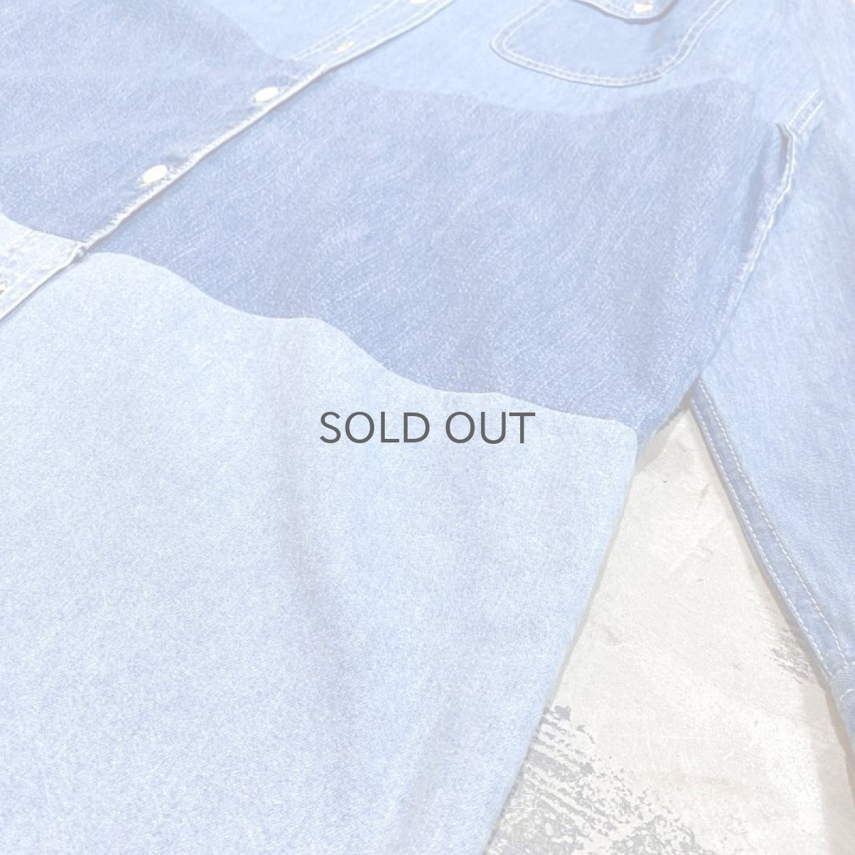 画像6: 【Wiz&Witch】"UNITED" DENIM LONG SHIRT / OS (6)