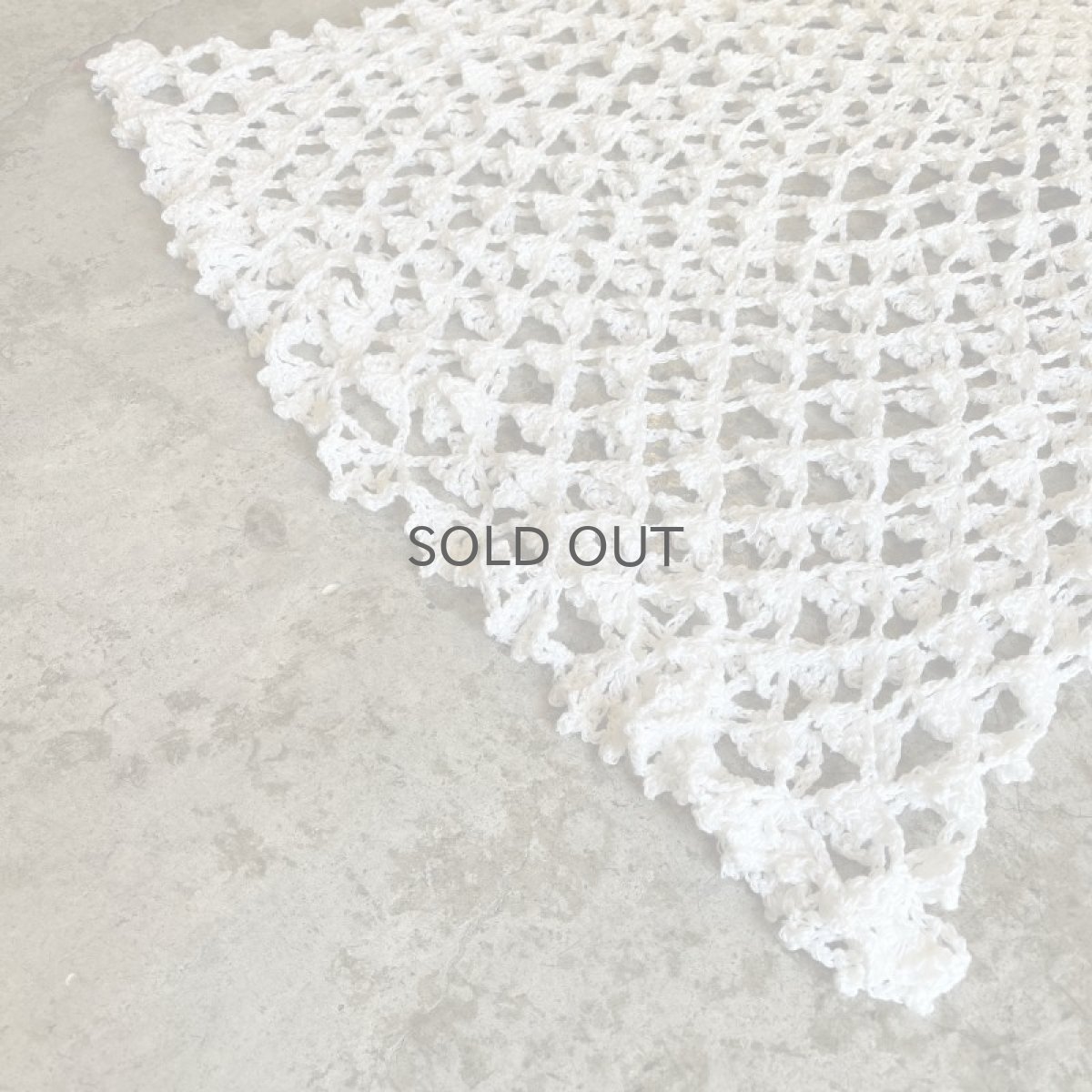 画像4: WHITE COLOR CROCHET FLARE SLEEVE DESIGN L/S TOPS / Ladies M (4)