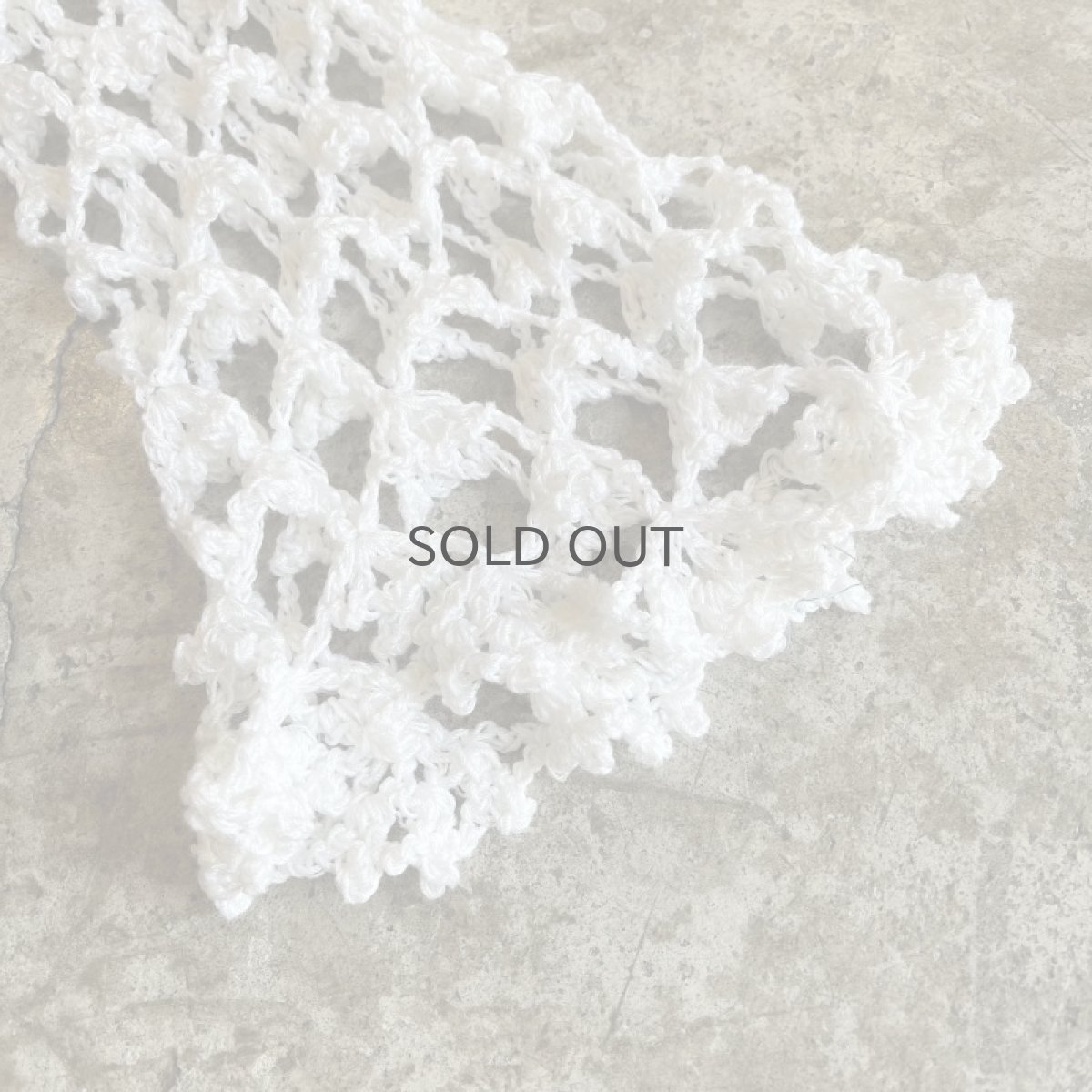 画像6: WHITE COLOR CROCHET FLARE SLEEVE DESIGN L/S TOPS / Ladies M (6)