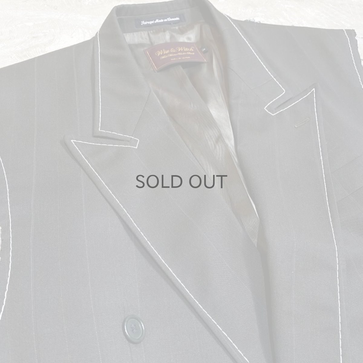 画像3: 【Wiz&Witch】"OUT STITCH" DOUBLE TAYLOR VEST  / OS (3)