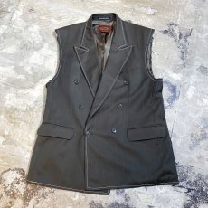 画像1: 【Wiz&Witch】"OUT STITCH" DOUBLE TAYLOR VEST  / OS (1)