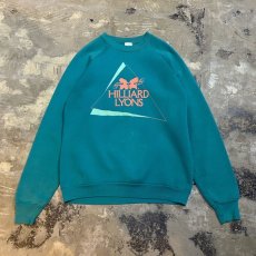 画像1: 80's "HILLIARD LYONS" LOGO PRINT SWEAT / Mens L / MADE IN USA (1)