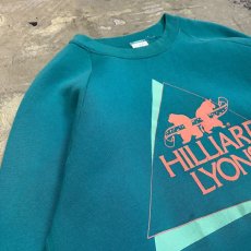 画像3: 80's "HILLIARD LYONS" LOGO PRINT SWEAT / Mens L / MADE IN USA (3)