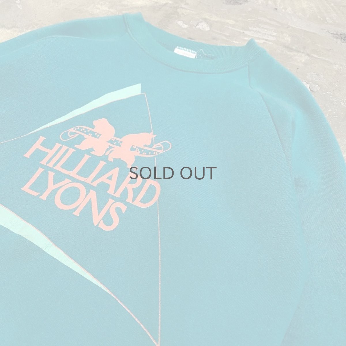 画像4: 80's "HILLIARD LYONS" LOGO PRINT SWEAT / Mens L / MADE IN USA (4)