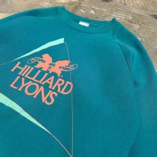 画像4: 80's "HILLIARD LYONS" LOGO PRINT SWEAT / Mens L / MADE IN USA (4)