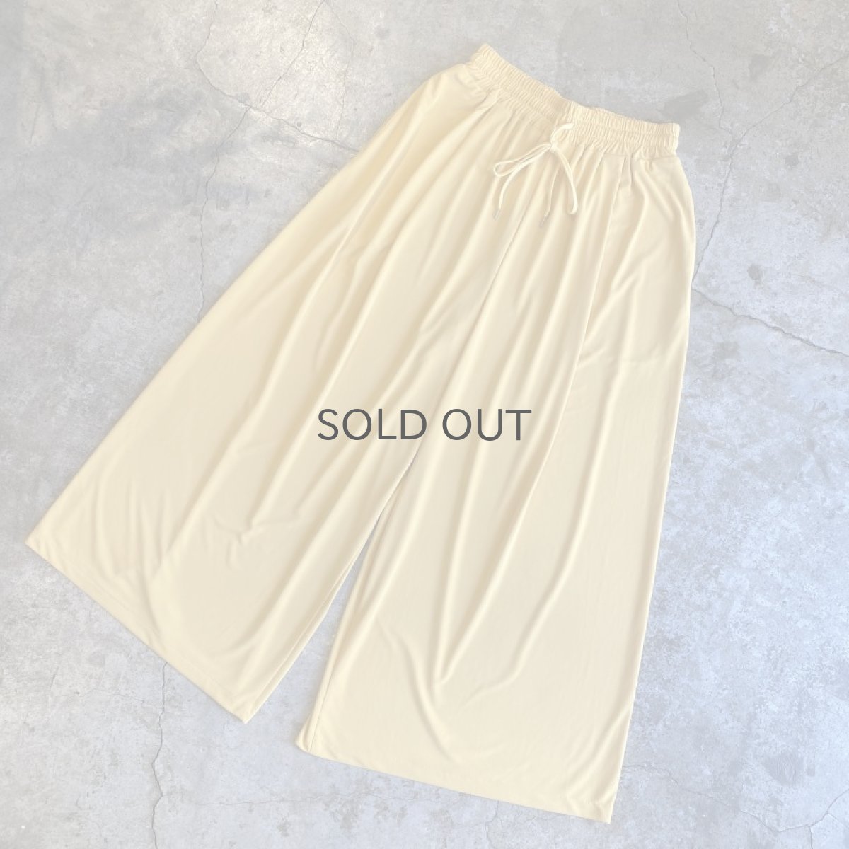 画像4: YELLOW COLOR WIDE DESIGN PANTS / FREE (4)