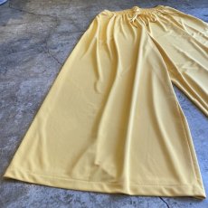 画像5: YELLOW COLOR WIDE DESIGN PANTS / FREE (5)