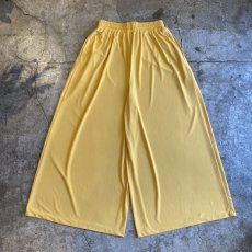 画像2: YELLOW COLOR WIDE DESIGN PANTS / FREE (2)