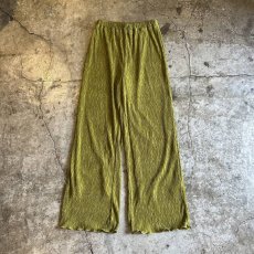 画像1: ALL OVER SHAGGY PATTERN COLOR DESIGN FLARE PANTS / W24~W30 (1)