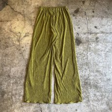 画像2: ALL OVER SHAGGY PATTERN COLOR DESIGN FLARE PANTS / W24~W30 (2)