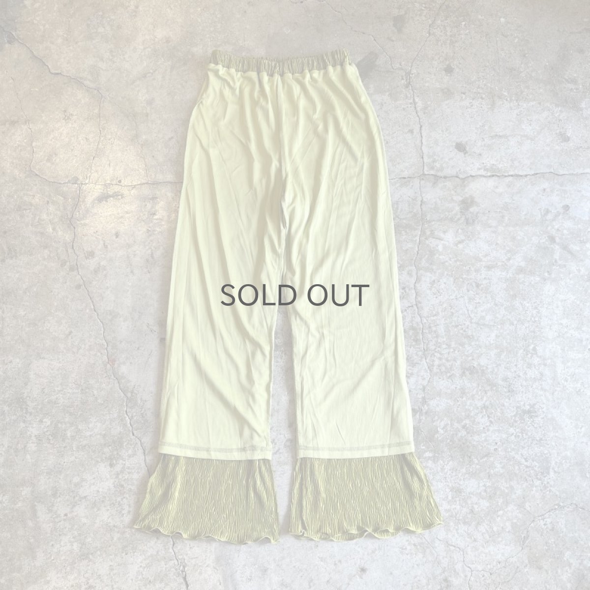 画像3: ALL OVER SHAGGY PATTERN COLOR DESIGN FLARE PANTS / W24~W30 (3)