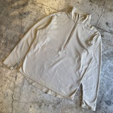 画像4: MILITARY DESIGN HALF ZIP L/S TOPS / Ladies L(XL) (4)