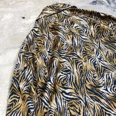 画像9: LEOPARD COLOR ZEBRA PATTERN L/S SHIRT / Mens L (9)