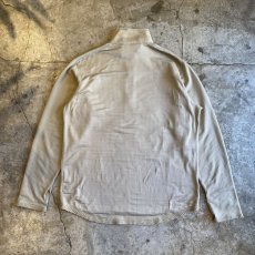 画像2: MILITARY DESIGN HALF ZIP L/S TOPS / Ladies L(XL) (2)