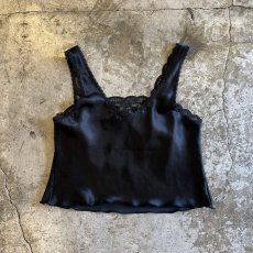 画像2: 【Christian Dior】BLACK COLOR LACE DESIGN SHORT LINGERIE  / Ladies M / MADE IN USA (2)