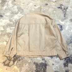 画像2: STAND COLLAR COTTON DESIGN JACKET / Mens M (2)