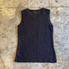 画像2: 【NINA RICCI】MOHAIR DESIGN KNIT N/S TOPS / Ladies M / MADE IN ITALY  (2)