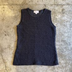 画像1: 【NINA RICCI】MOHAIR DESIGN KNIT N/S TOPS / Ladies M / MADE IN ITALY  (1)