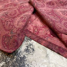 画像8: PAISLEY PATTERN DOUBLE BREASTED JACKET / Mens M (8)