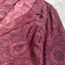 画像4: PAISLEY PATTERN DOUBLE BREASTED JACKET / Mens M (4)