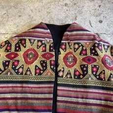 画像8: ALL OVER NATIVE EMBROIDERY PATTERN DESIGN JACKET / Ladies M(XL)  (8)