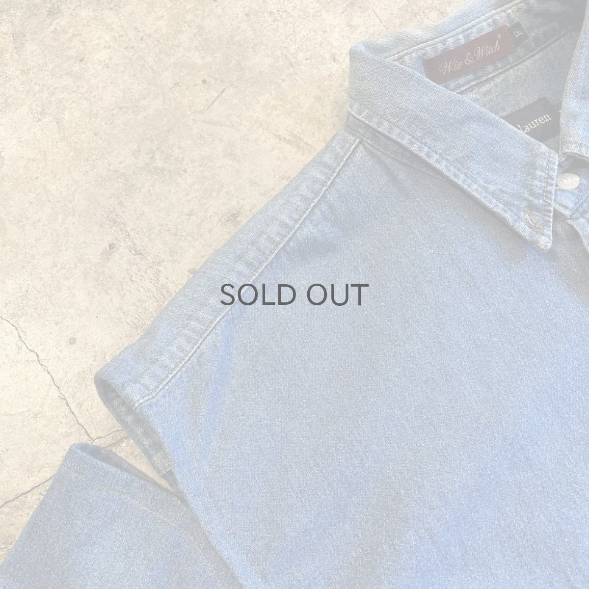 画像9: 【Wiz&Witch】"TRANSFORM" Ralph Lauren OVER L/S SHIRTS / OS (9)