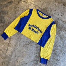 画像4: OLD NUMBERING COLOR DESIGN GAME SHORT L/S TOPS / Ladies M  (4)