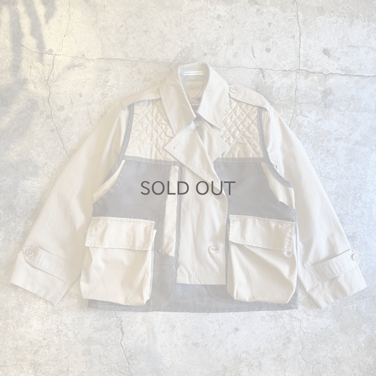 画像1: 【Wiz&Witch】"UNITED" LAYER VEST SHORT TRENCH JACKET / OS (1)
