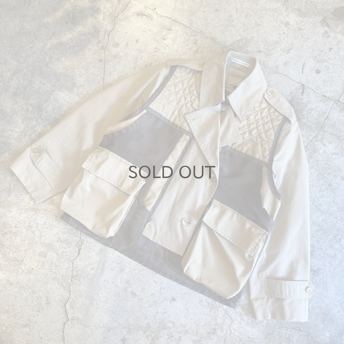 画像4: 【Wiz&Witch】"UNITED" LAYER VEST SHORT TRENCH JACKET / OS (4)
