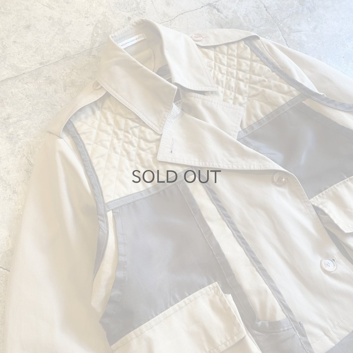 画像3: 【Wiz&Witch】"UNITED" LAYER VEST SHORT TRENCH JACKET / OS (3)